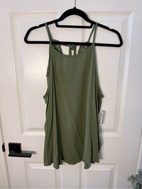 Old Navy Olive Green Spaghetti Strap Camisole NWT